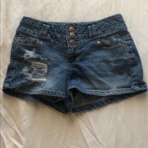 Size 0 jean shorts